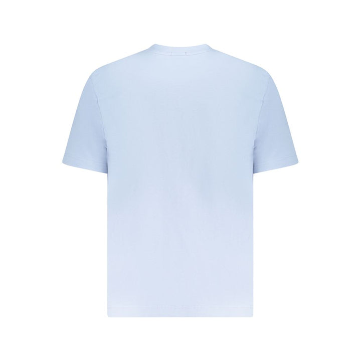Hugo Boss Blue Cotton Men T-Shirt