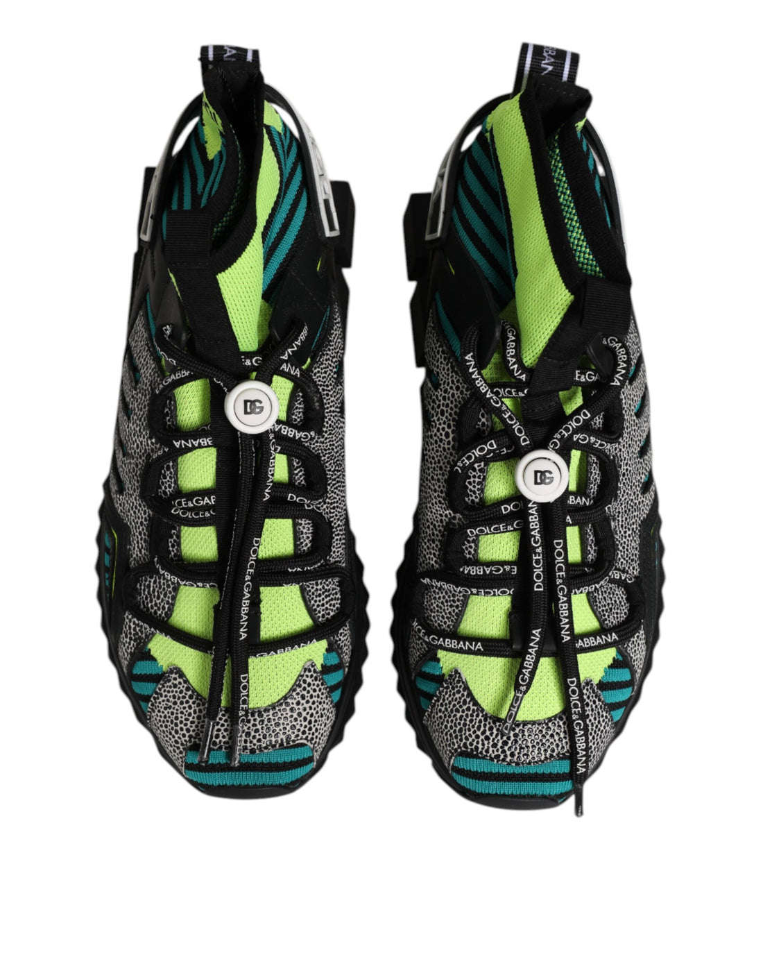 Dolce & Gabbana Multicolor Sorrento Socks Men Sneakers Shoes