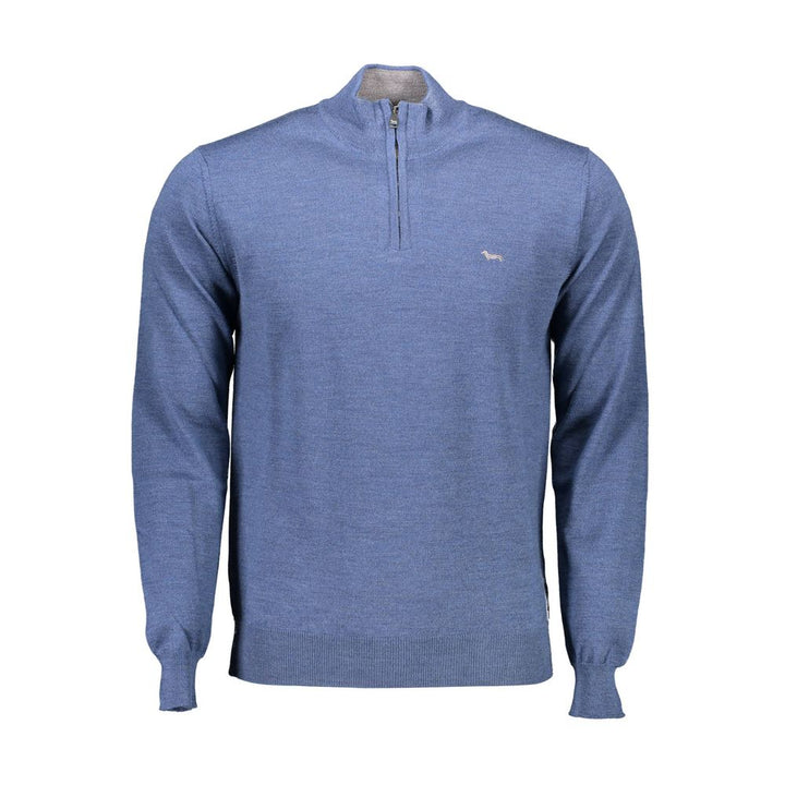 Harmont & Blaine Blu Wool Men Sweater