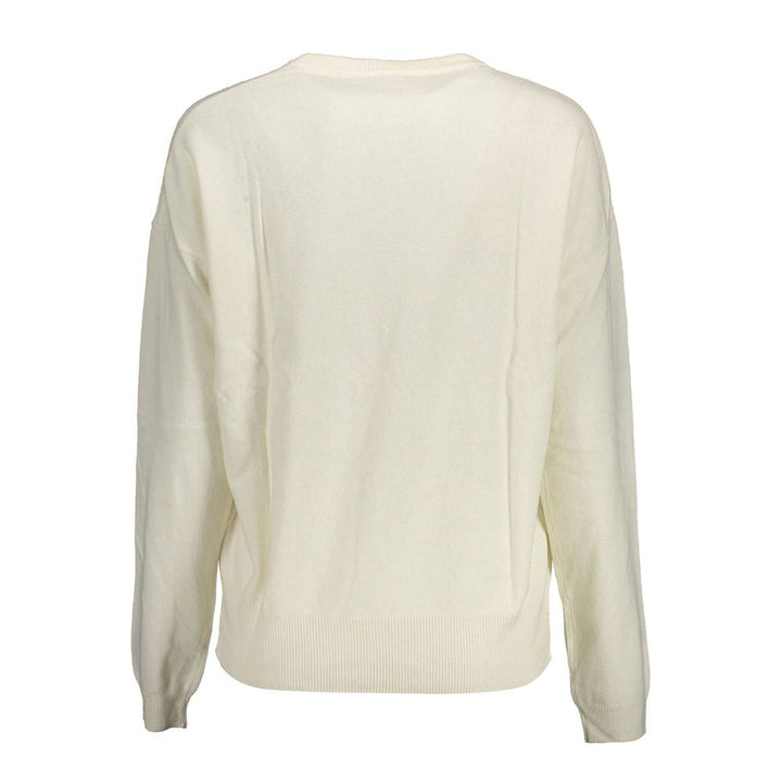 U.S. POLO ASSN. White Wool Sweater