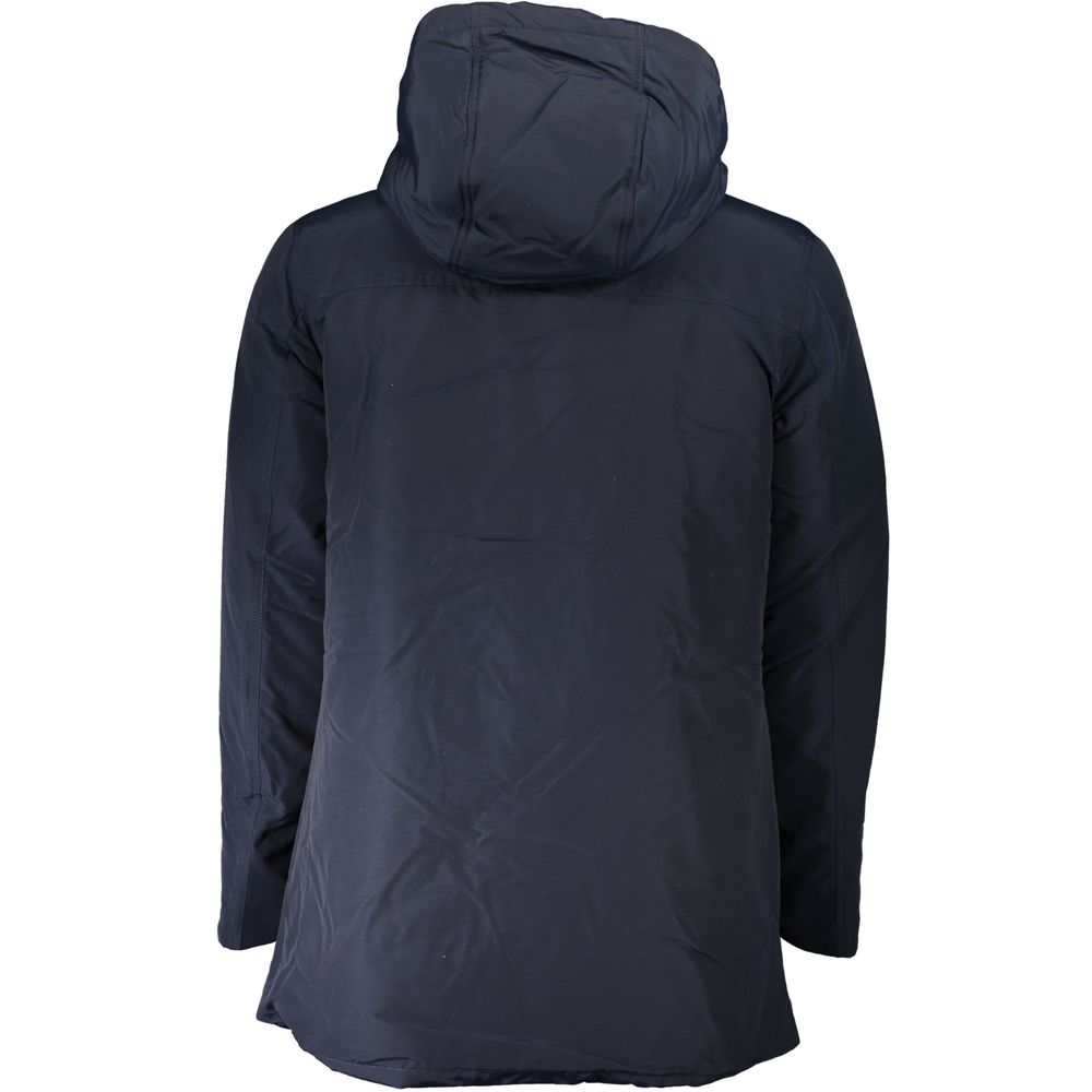 Woolrich Blue Cotton Men's Jacket