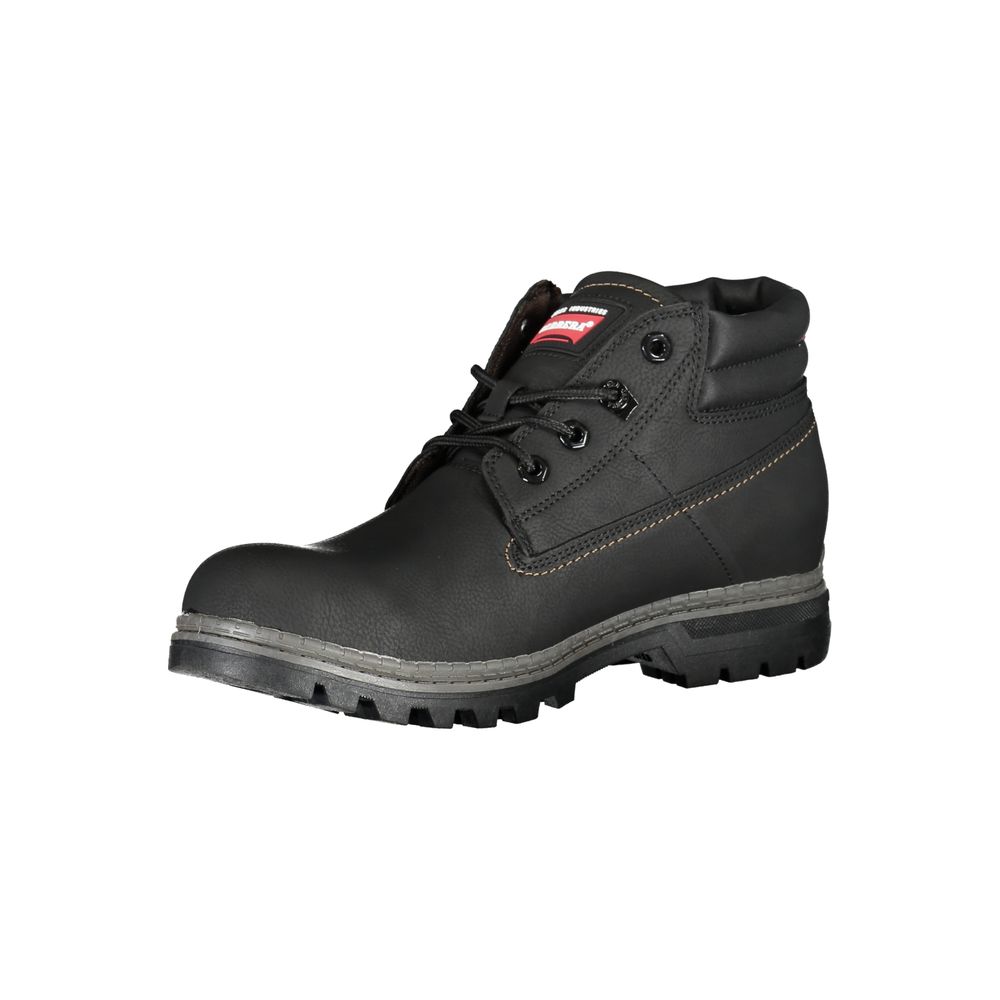 Carrera Nero Poliuretano Uomo Stivaletto