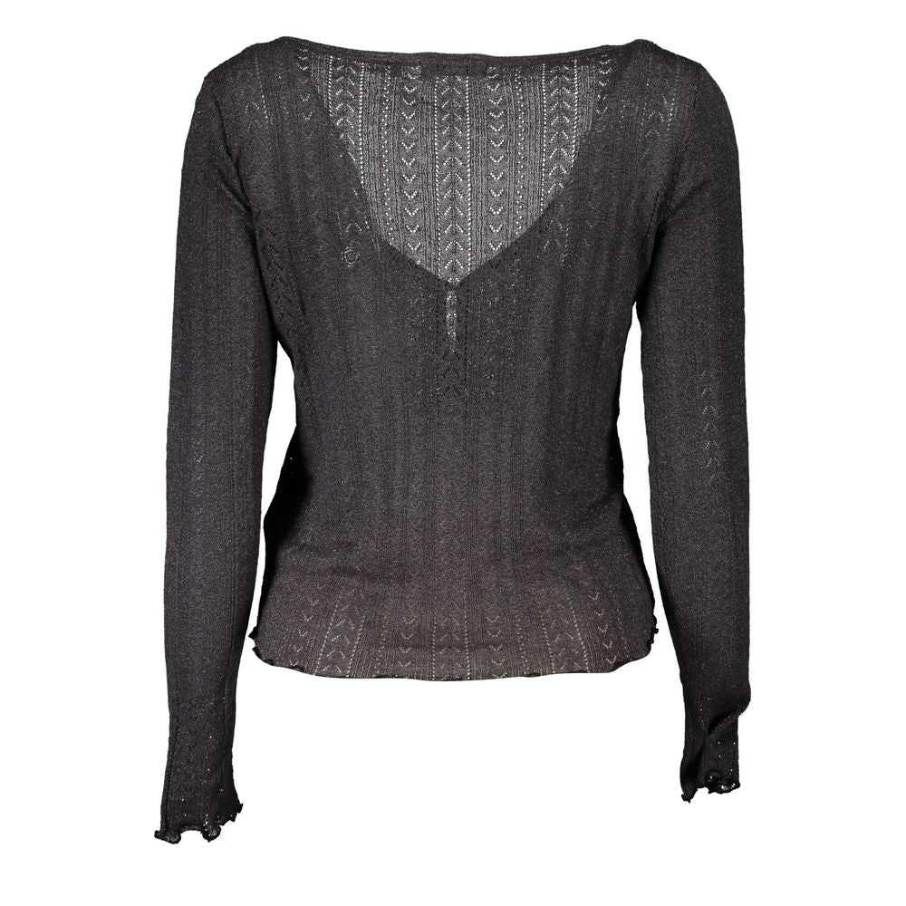 Guess Jeans Grigio Viscosa Women Cardigan