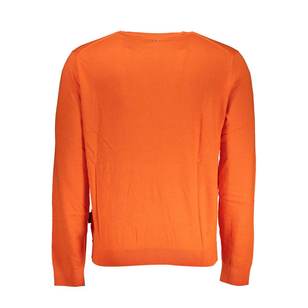 Napapijri Red Cotton Men Sweater