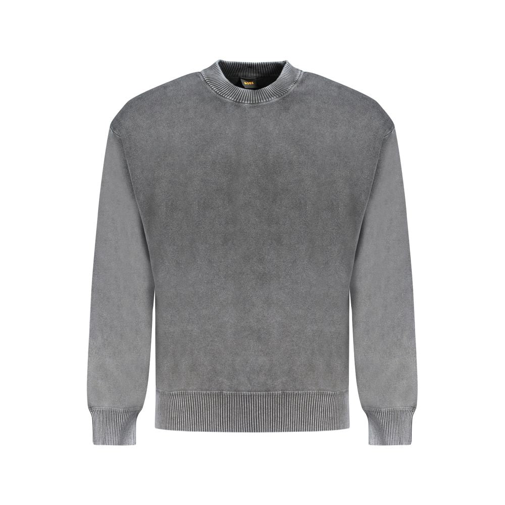 Hugo Boss Black Cotton Men's Sweater