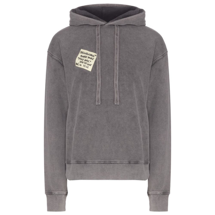 Diego Venturino Gray Cotton Sweater