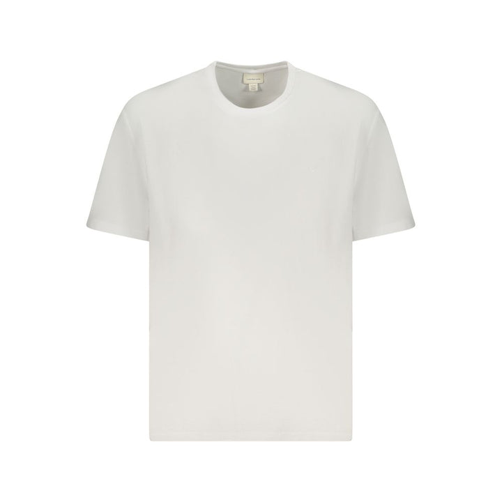 Calvin Klein White Cotton Men T-Shirt