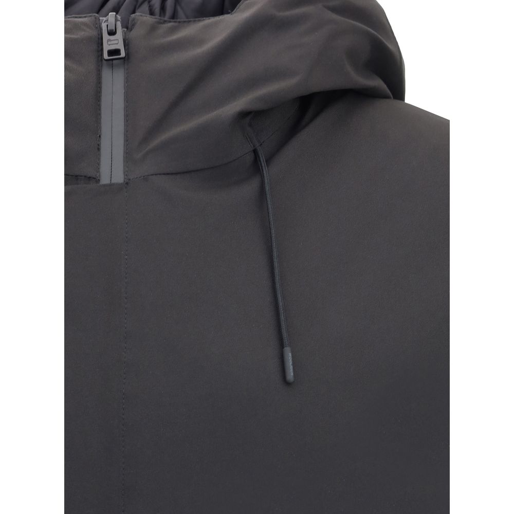 Woolrich Black Polyester Shell Jacket
