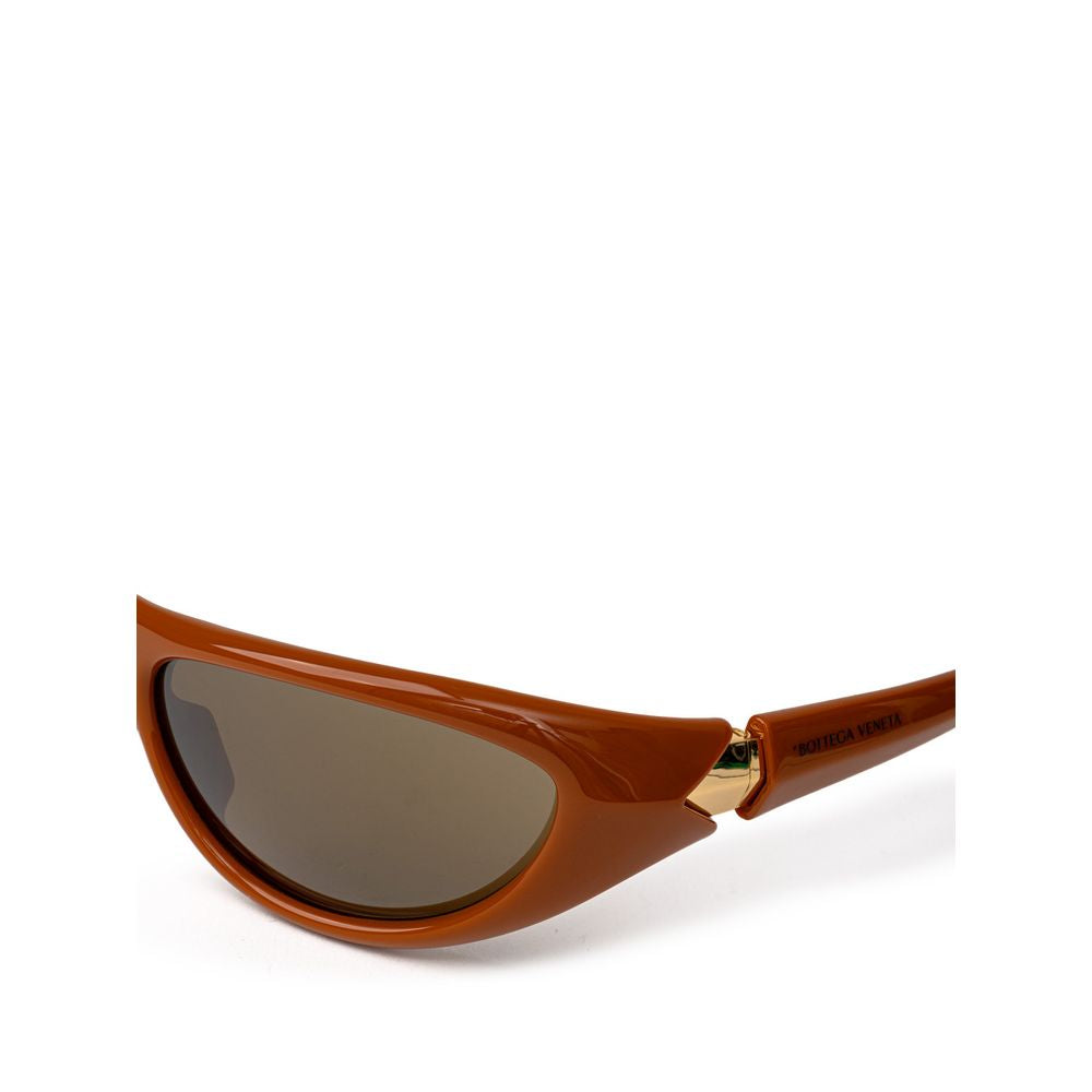 Bottega Veneta Brown Acetate Sunglasses
