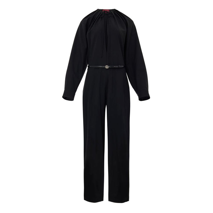 Gucci Black Wool Jumpsuit