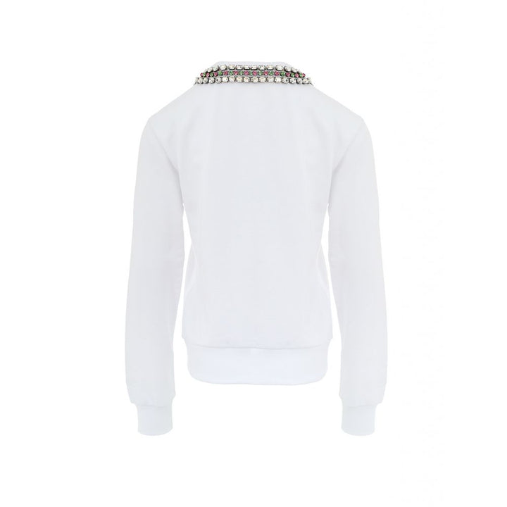 Gucci White Cotton Sweatshirt