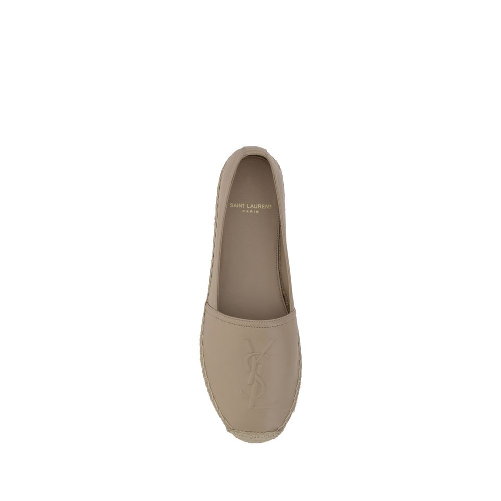 Saint Laurent Brown Lamb Ovis Aries Aries Espadrilles