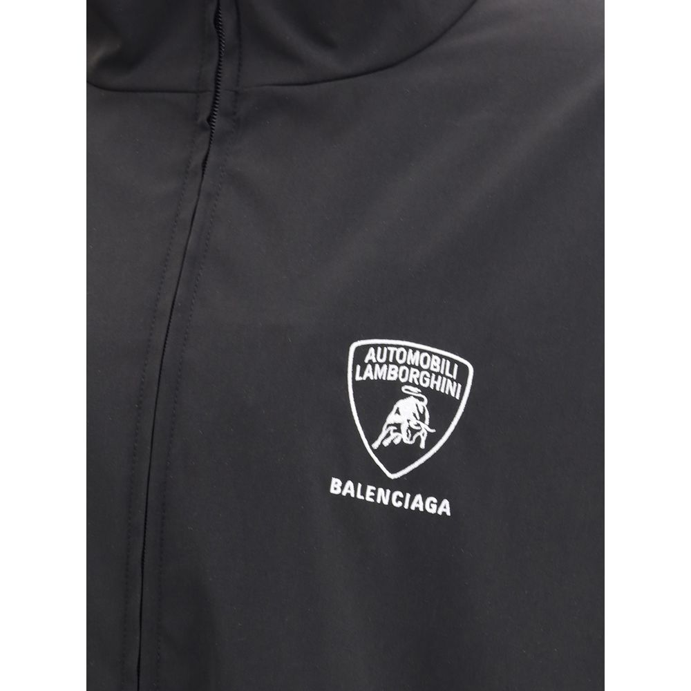 Balenciaga Black Polyester Shell Jacket