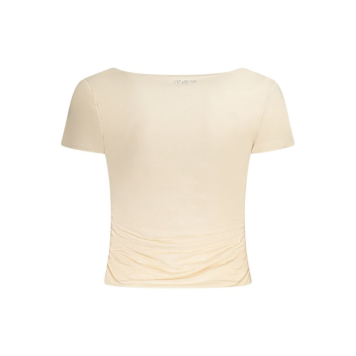 Guess Jeans Rosa Modal Women T-Shirt