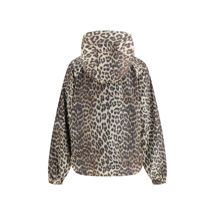 Ganni Multicolor Nylon Rain Coat