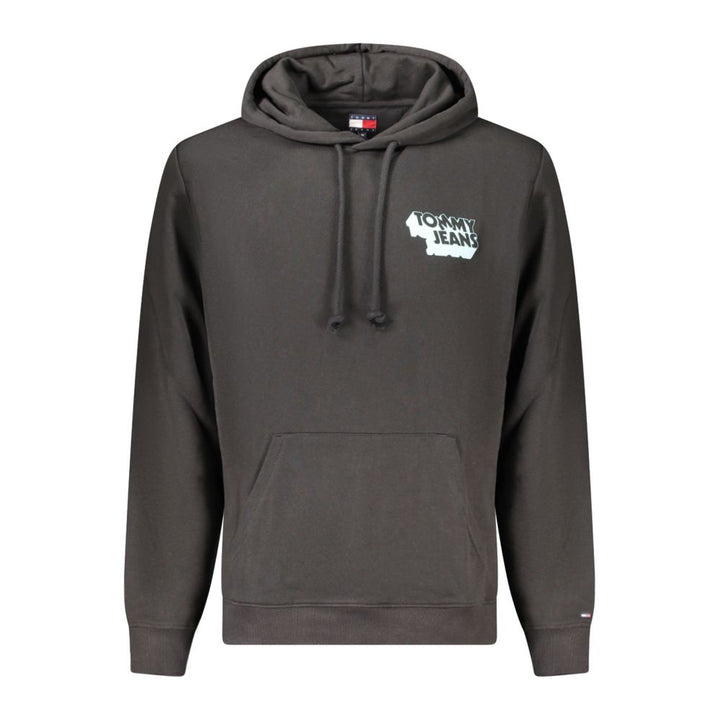 Tommy Hilfiger Black Cotton Men Sweater