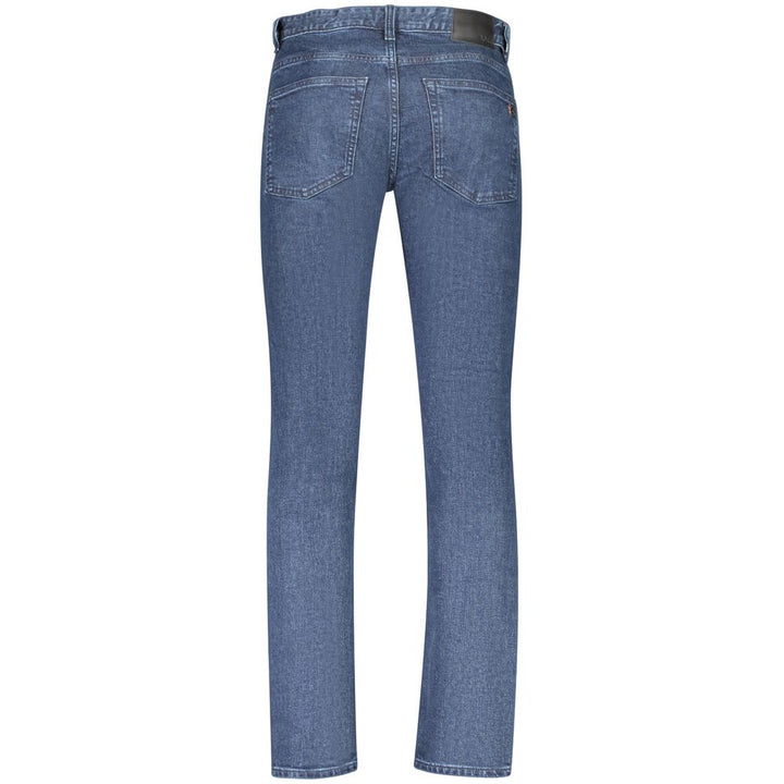 Hugo Boss Blue Cotton Men's Slim Fit Jean
