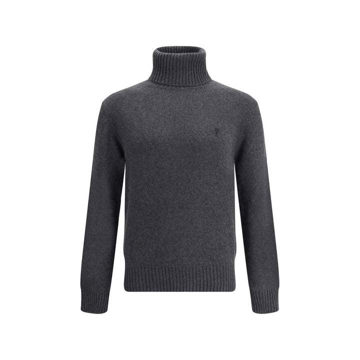 Ami Paris Pull Col Roule Ami De Coeur