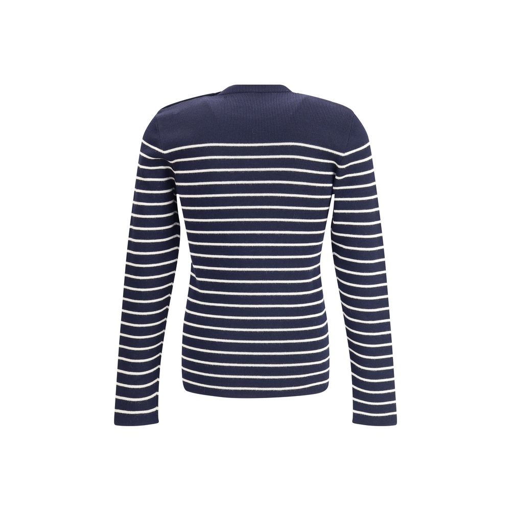 Prada Blue Fleece Wool Sweatshirt