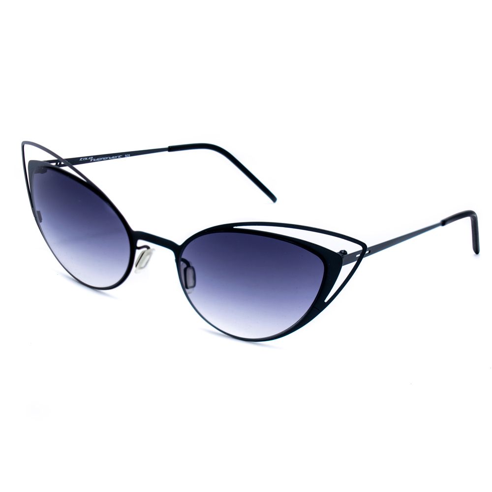 Italia Independent Black Metal Sunglasses
