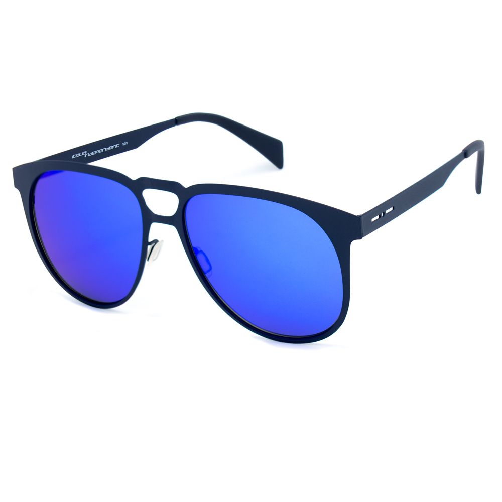 Italia Independent Black Metal Sunglasses