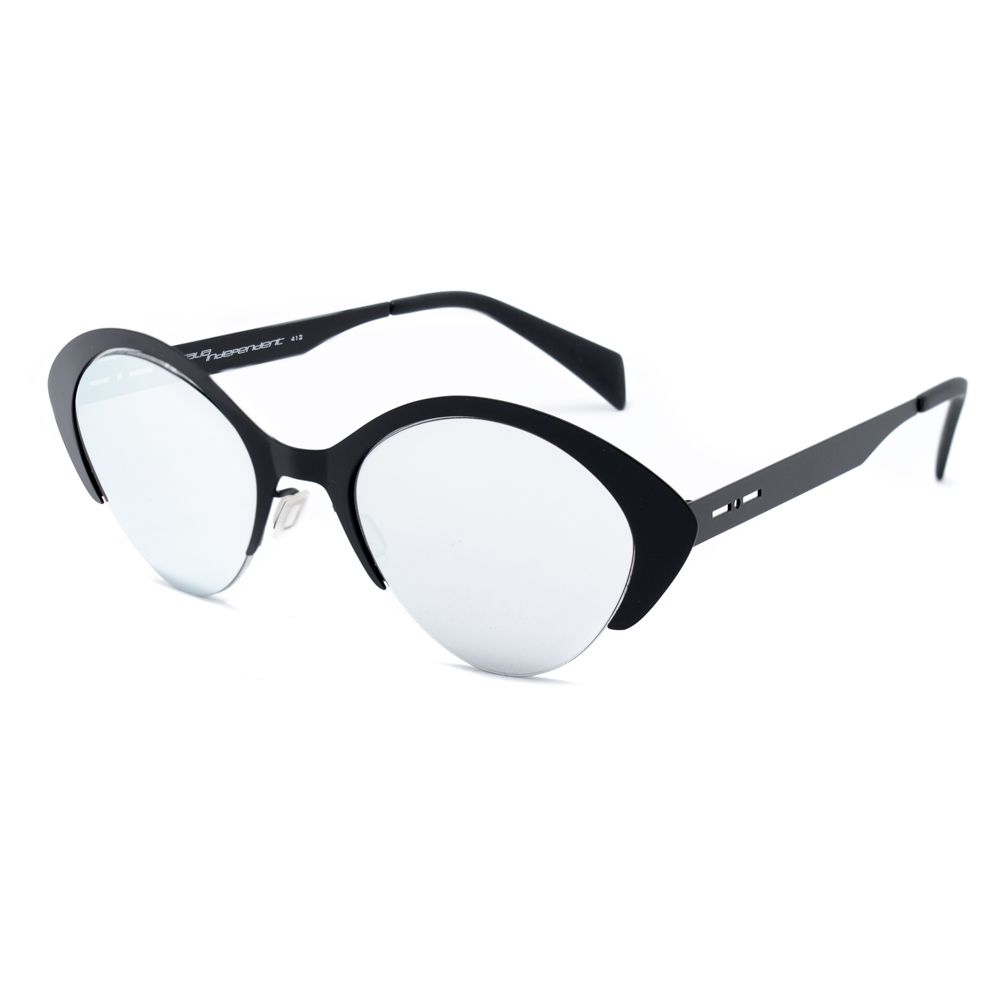 Italia Independent Black Metal Sunglasses