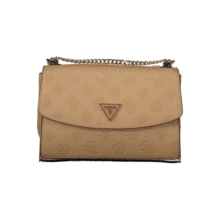 Guess Jeans Beige Polyurethane Women Handbag