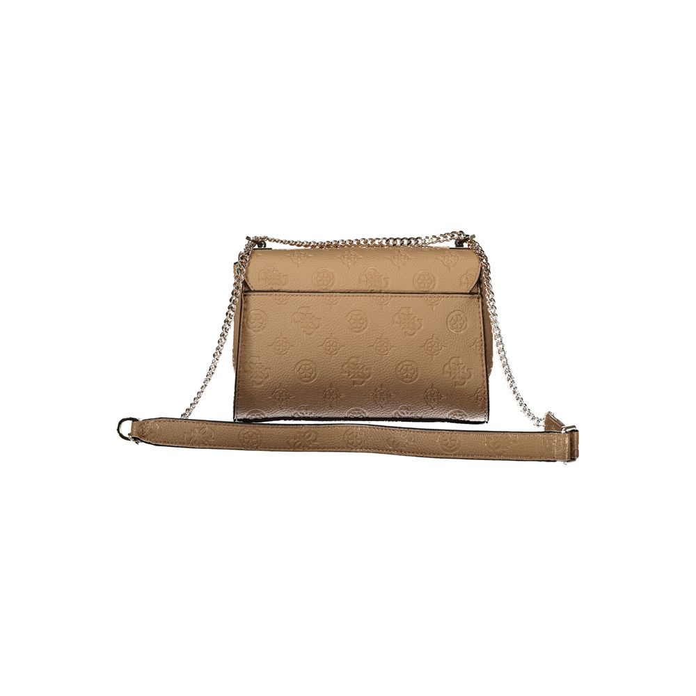 Guess Jeans Beige Polyurethane Women Handbag