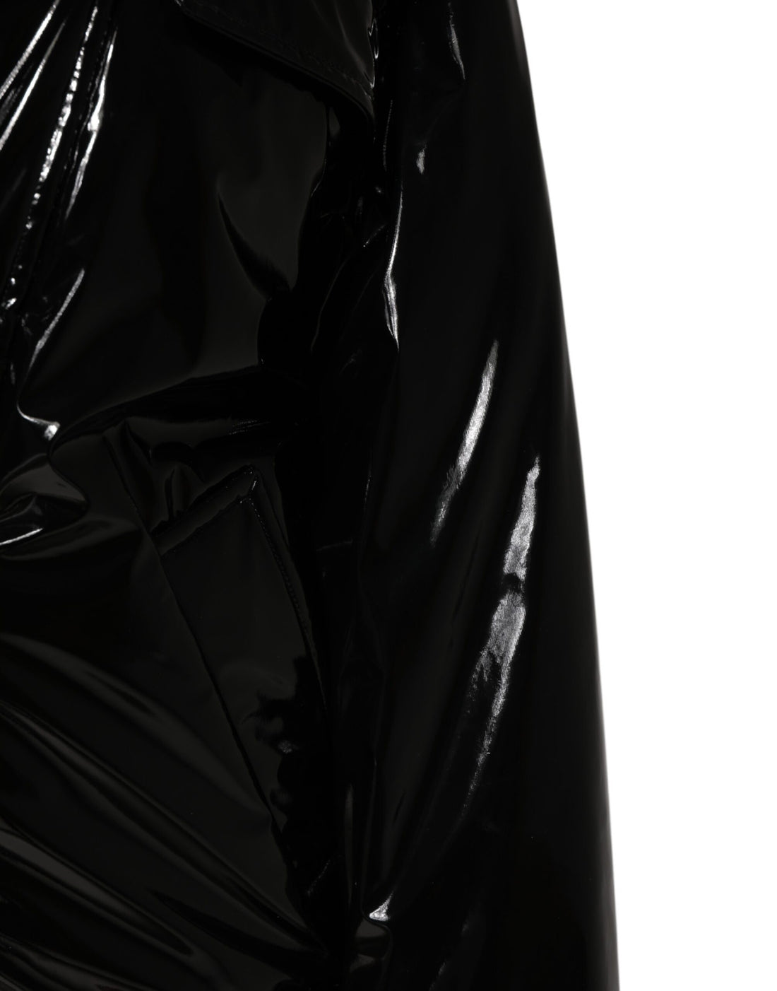 Dolce & Gabbana Polyester Black Quilted Puffer Coat  Jacket