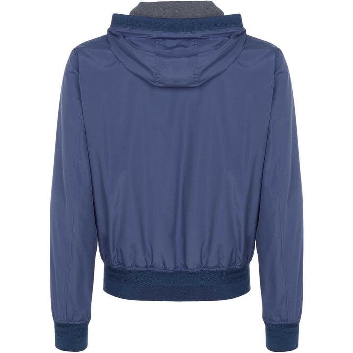 Dolce & Gabbana Blue Polyester Jacket