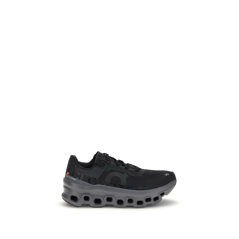 ON Black Polyester Athletic Sneakers