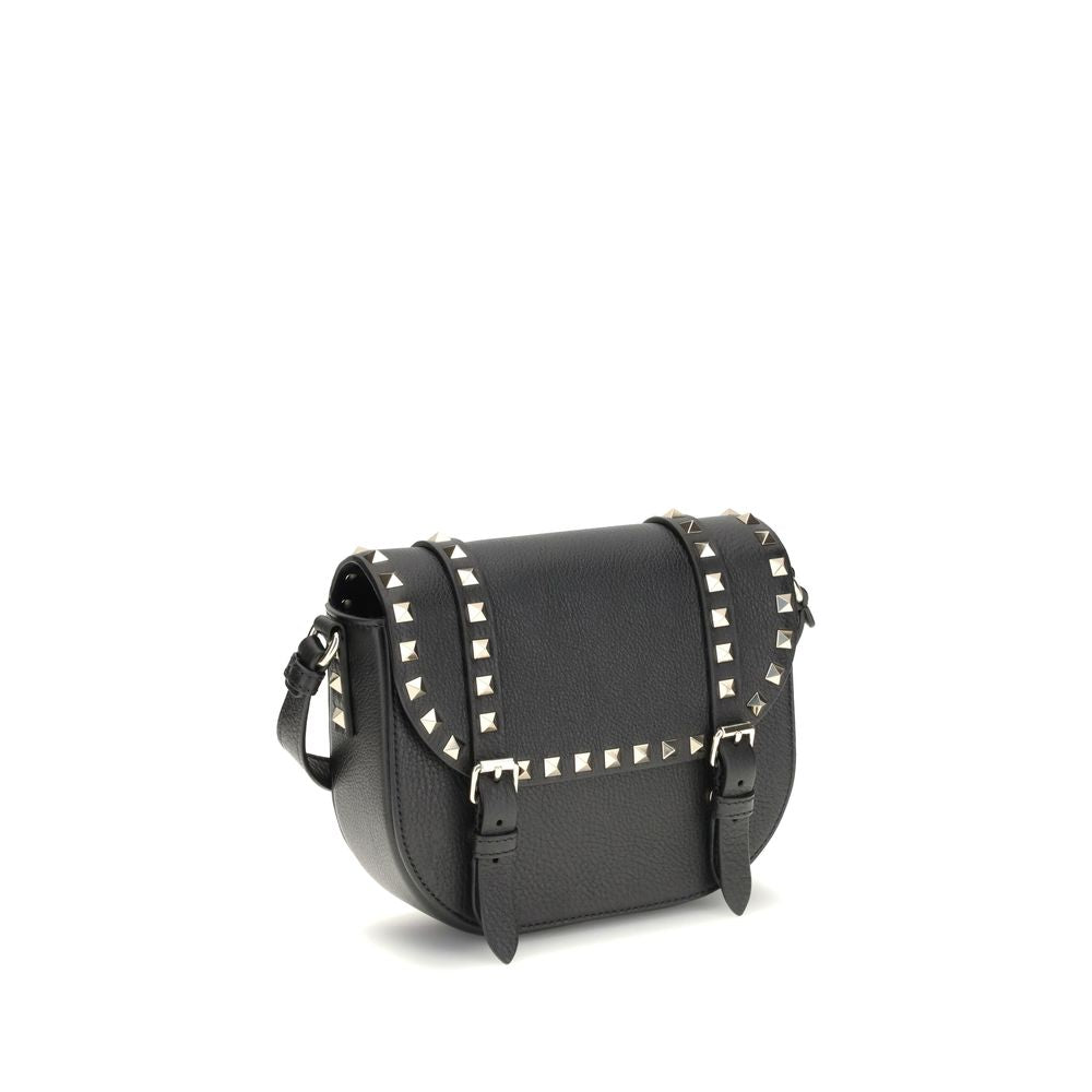 Valentino Garavani Beige Calf Leather Bos Taurus Shoulder Bag