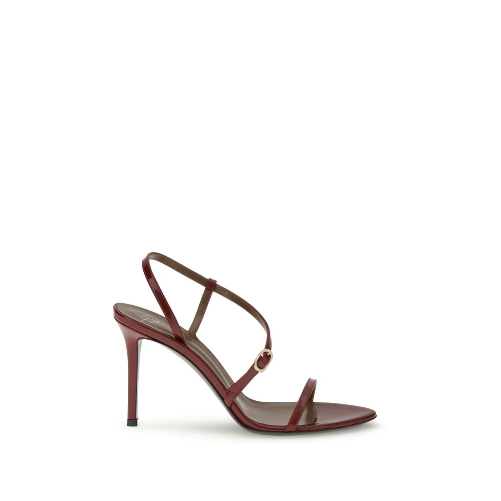 Giuseppe Zanotti Multicolor Leather Stiletto Heel Sandals