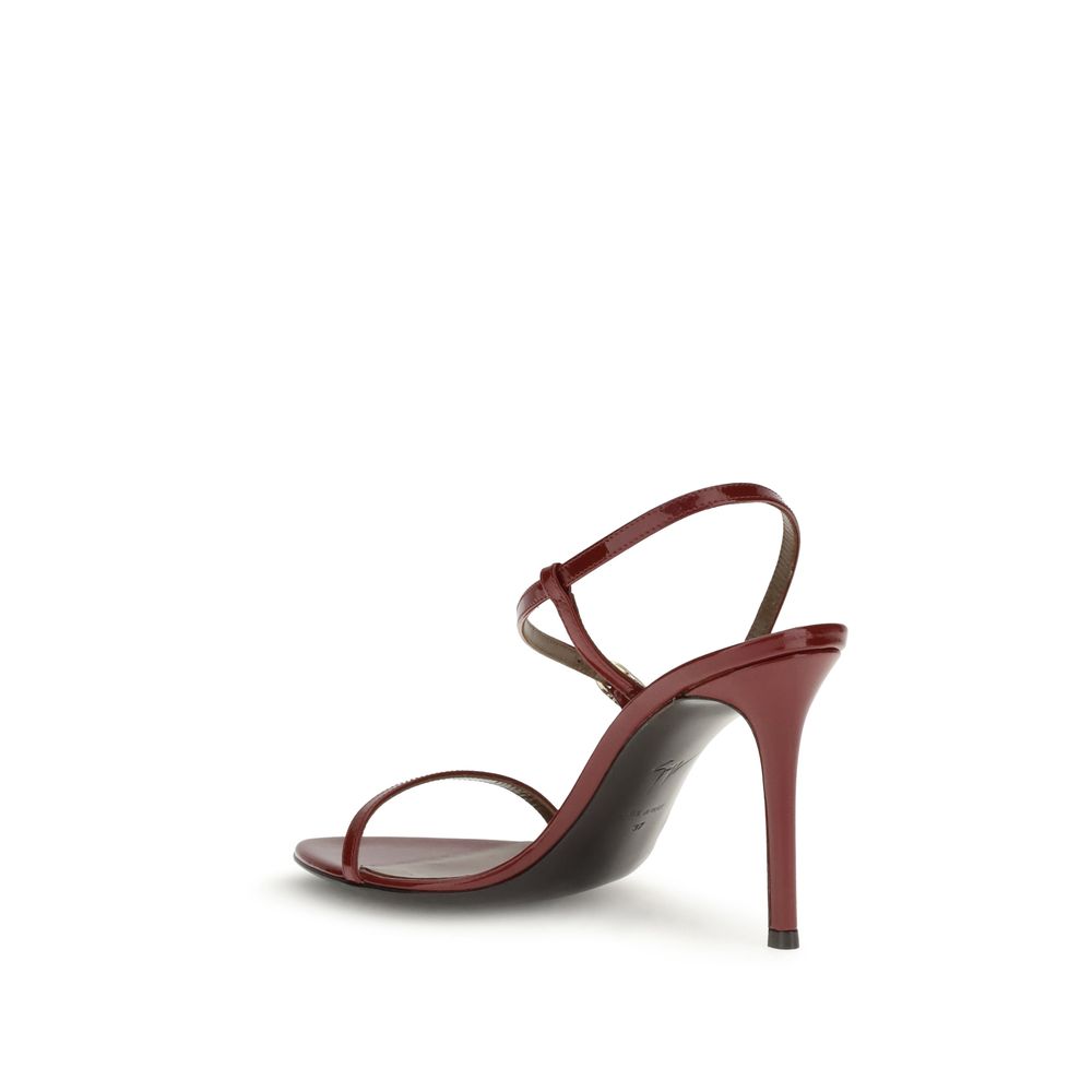 Giuseppe Zanotti Multicolor Leather Stiletto Heel Sandals