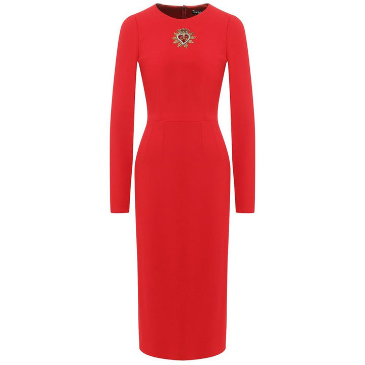 Dolce & Gabbana Red Viscose Dress