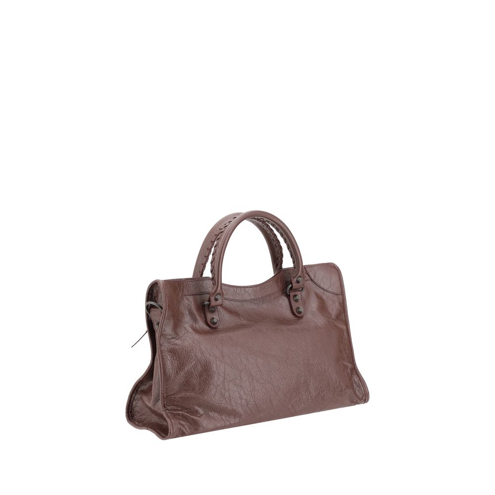 Balenciaga Brown Calf Leather Bos Taurus Shoulder Bag
