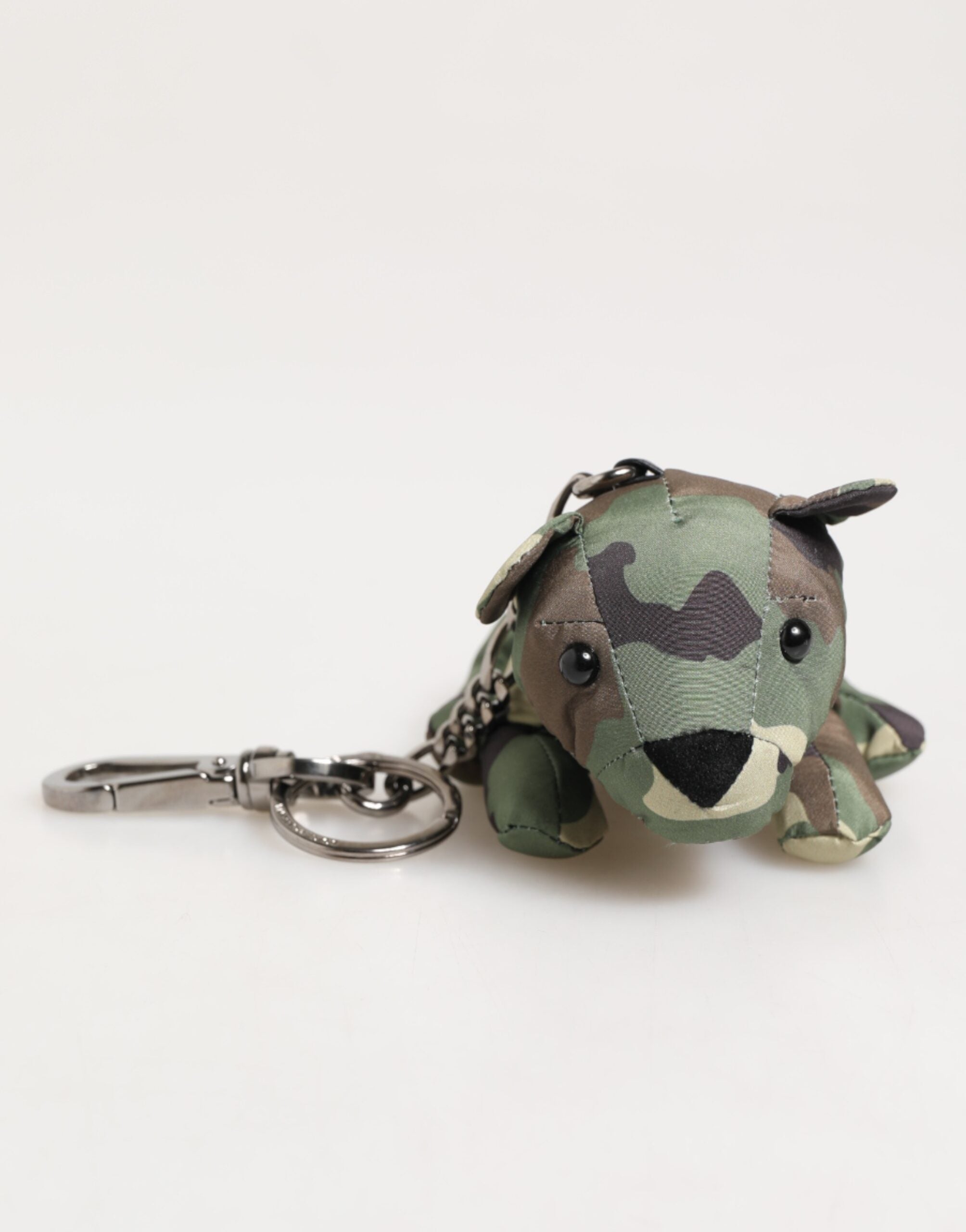Dolce & Gabbana Multicolor Camouflage Animal Silhouette Keychain Keyring