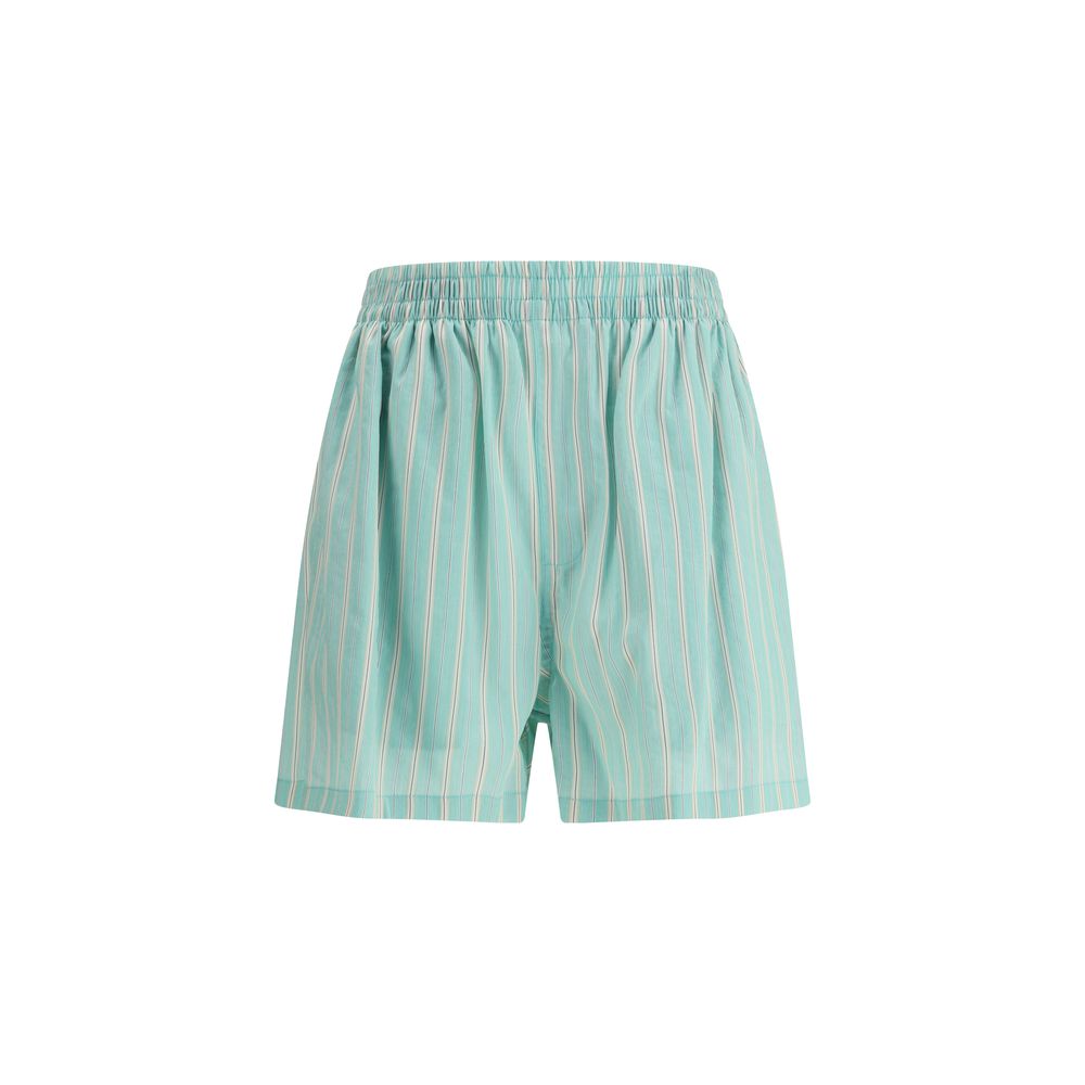 Balenciaga Bicolor Copper Bermuda Shorts
