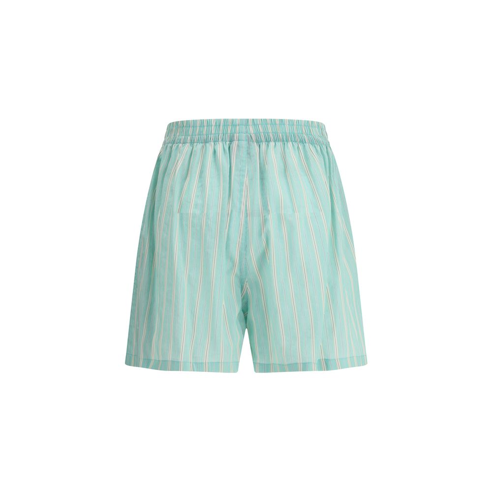 Balenciaga Bicolor Copper Bermuda Shorts