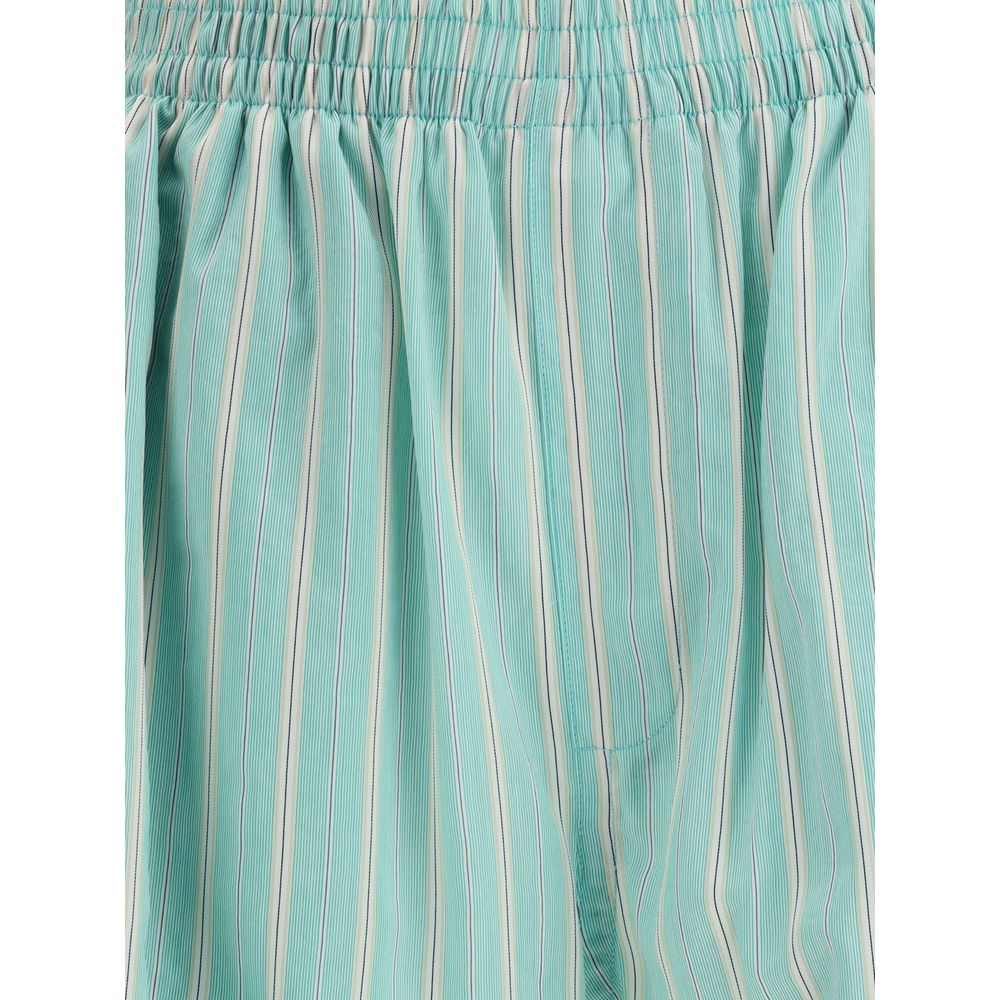 Balenciaga Bicolor Copper Bermuda Shorts
