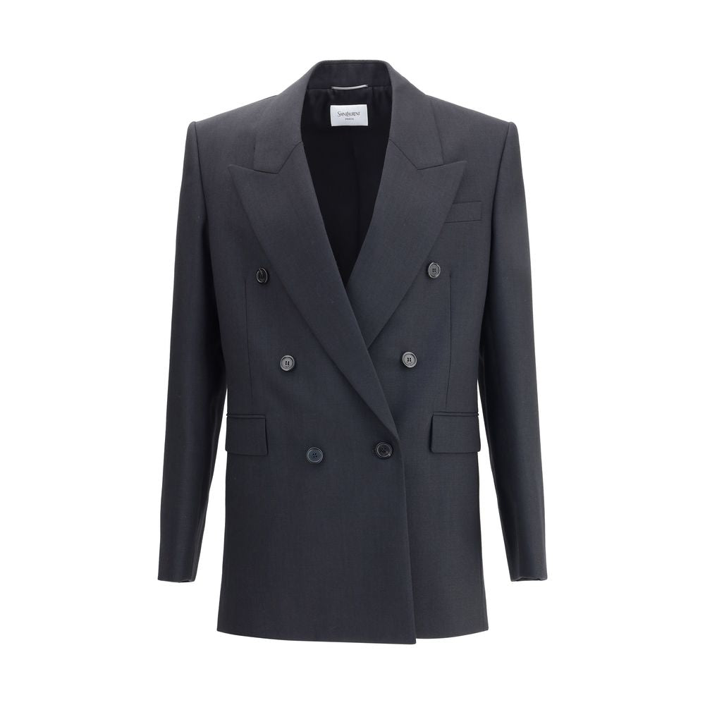 Saint Laurent Black Wool Clothing