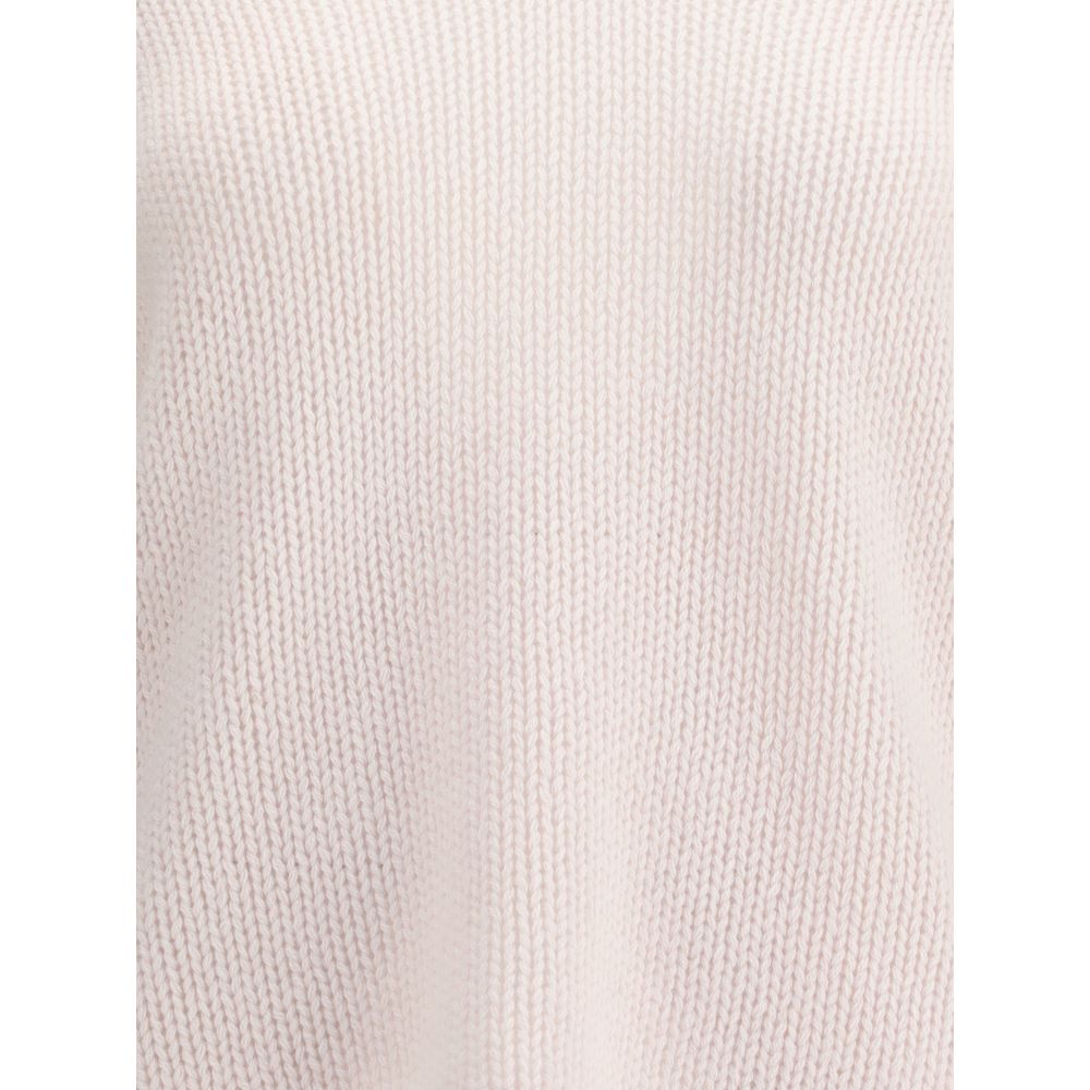 Forte_Forte White Wool Sweatshirt