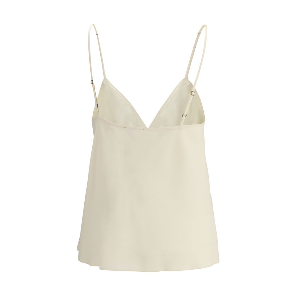Forte_Forte Beige Acetate Top