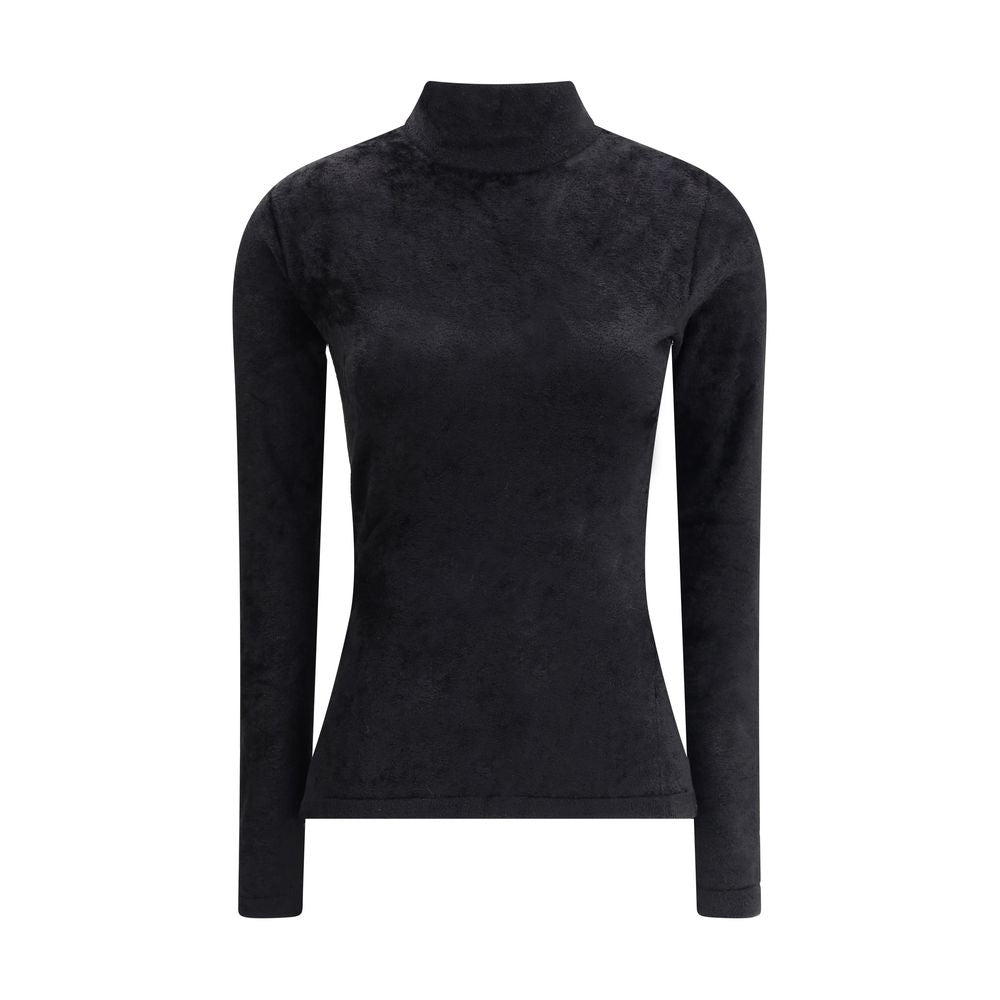 Versace Black Viscose Hoodie