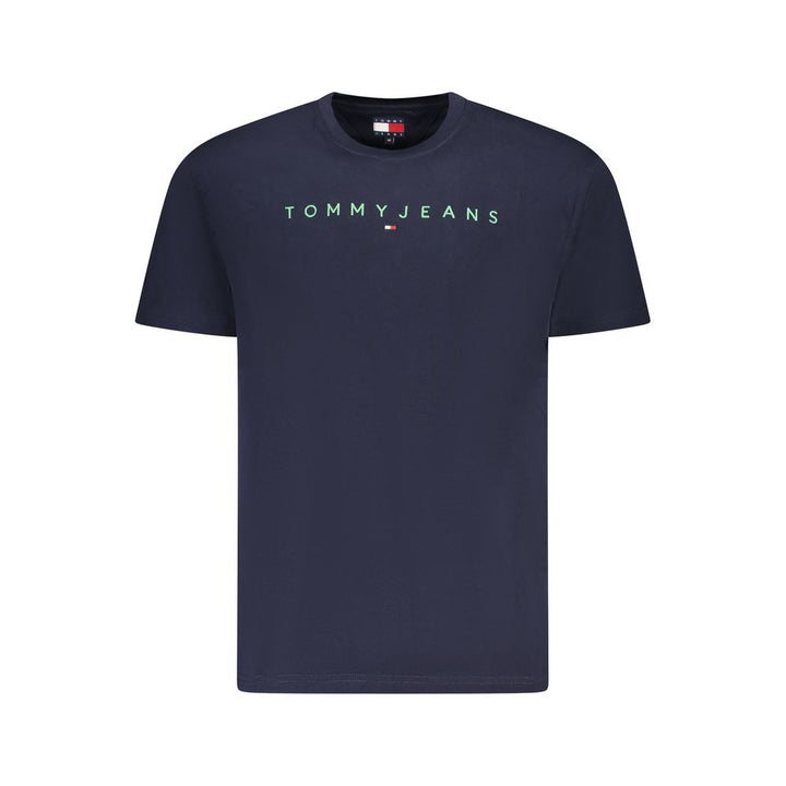 Tommy Hilfiger Blue Cotton Men T-Shirt