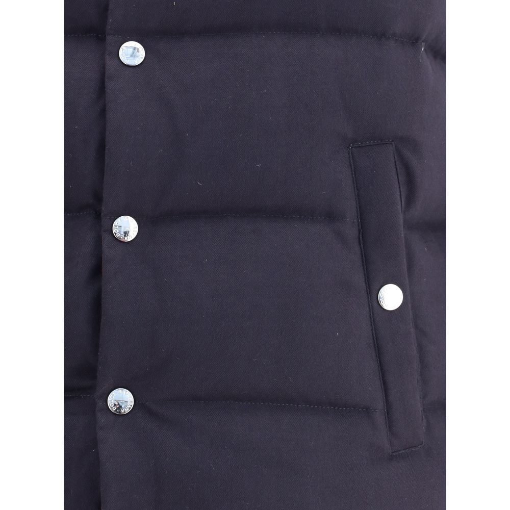 Dolce & Gabbana Blue Cotton Jackets And Coat