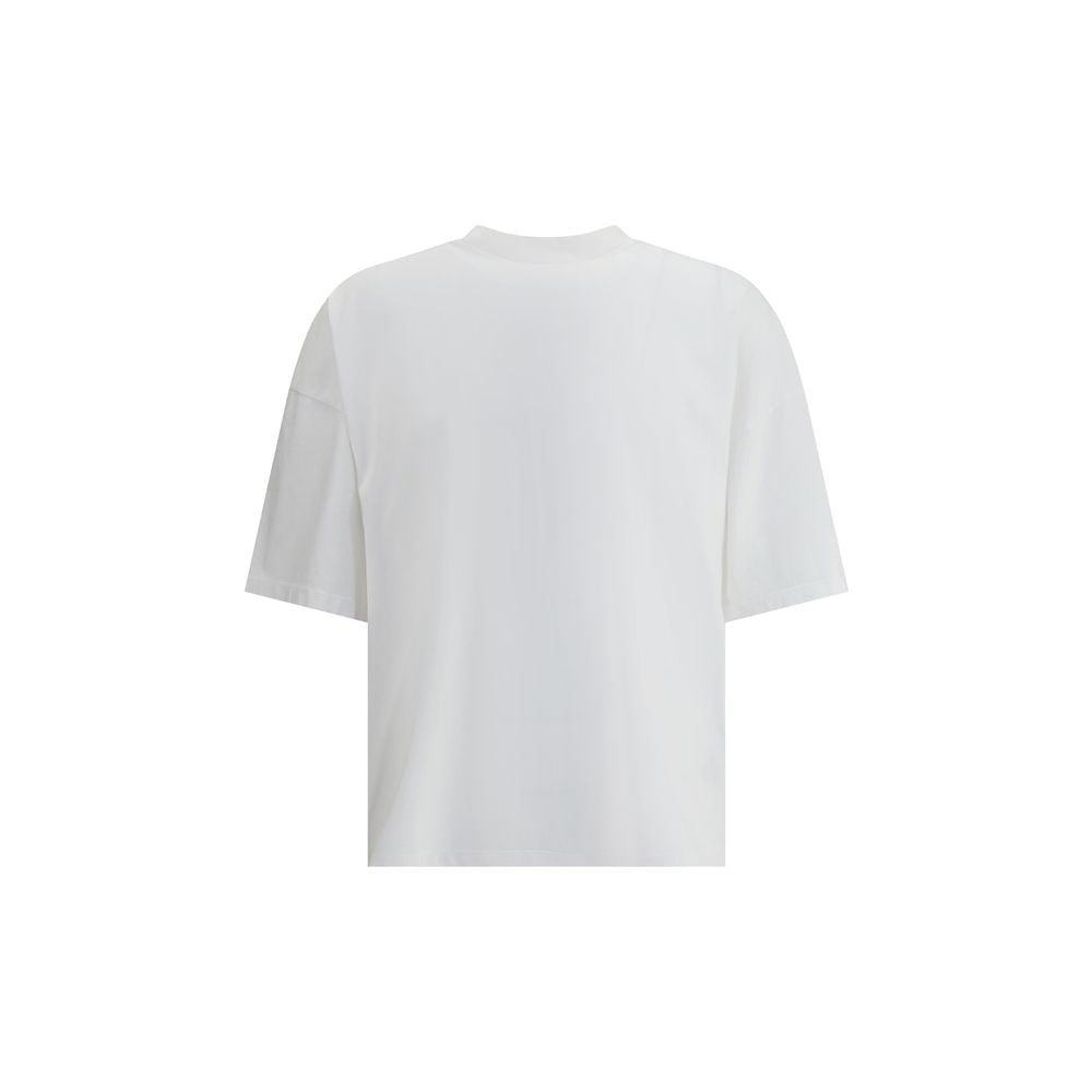 Haikure White Cotton T-Shirt