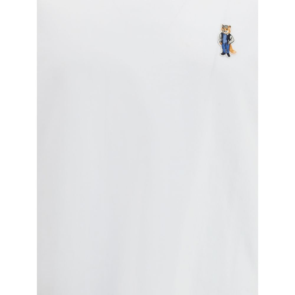 Maison Kitsuné White Cotton T-Shirt