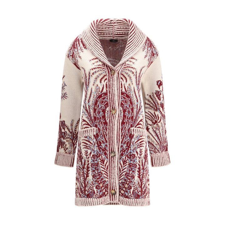 Etro Multicolor Wool Cardigan
