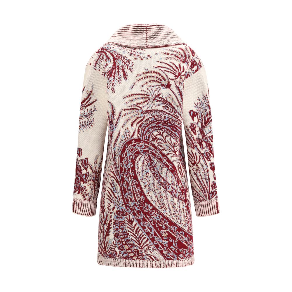 Etro Multicolor Wool Cardigan
